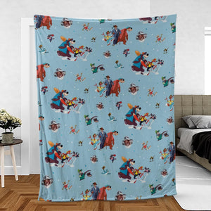 Song of The South Characters Fleece Blanket