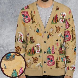 Wonderland map Cardigan