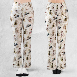 Bookish Wardrobe Wishbone Flare Leggings