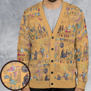 Link's Journey Tapestry The Legend Of Zelda Cardigan