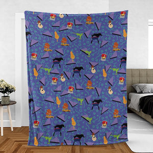 90's Styled Goofy Movie Fleece Blanket