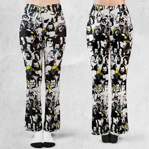 Iconic faces Royal Rumble Flare Leggings