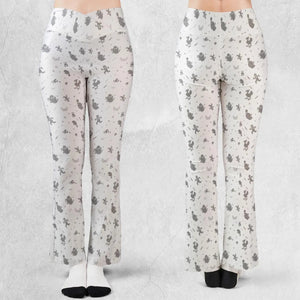 Final Fantasy Creatures Pattern Flare Leggings