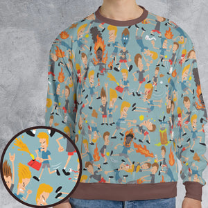 Beavis And Butt-Head Great Cornholio All-over Print Sweatshirt