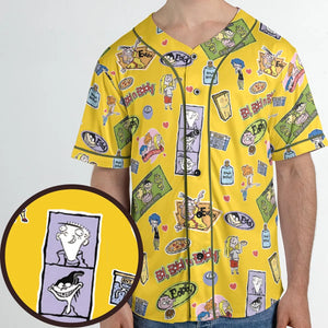 Ed Edd n Eddy n The Kanker Sisters Unisex Baseball Jersey