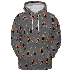 The Trashman It's Always Sunny in Philadelphia All-over Print Hoodie