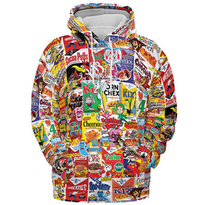 Popular Cereal Boxes All-over Print Hoodie