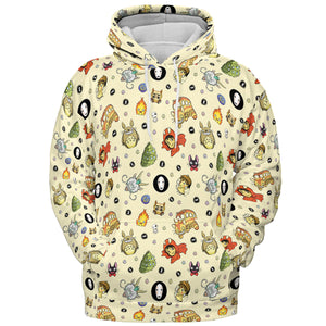 Ghiblipalooza Ghibli Themed All-over Print Hoodie