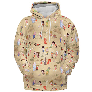 Pyramid America Star Trek Characters All-over Print Hoodie