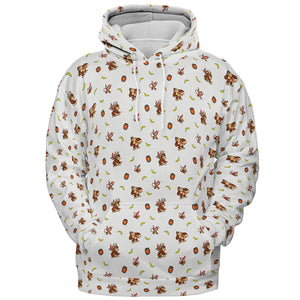 Nintendo Donkey Kong Characters Pattern All-over Print Hoodie