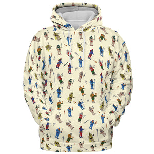 Carl In Masters Of The Universe Pattern All-over Print Hoodie