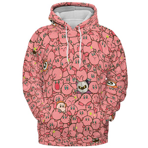 Cute Kirby Waddle Doo Bandana Waddle Dee Meta Knight Kirby's Characters All-over Print Hoodie