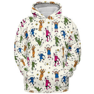 Dancing Muppets The Muppets Characters All-over Print Hoodie