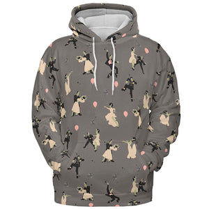 Dirty Dancing Frankenstein and Bride of Frankenstein All-over Print Hoodie