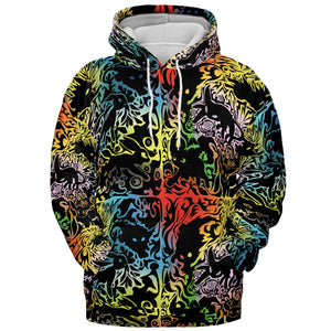 Eevee Pokemon Black All-over Print Hoodie