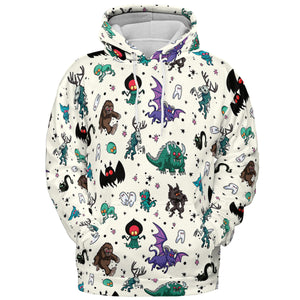 Cryptids of the Americas Cryptozoology Cryptids Monster All-over Print Hoodie