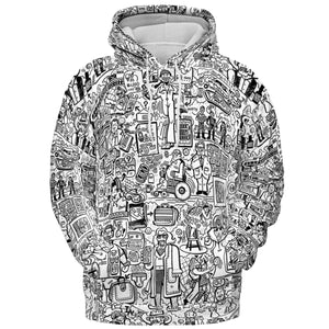 The Big Lebowski Doodles All-over Print Hoodie