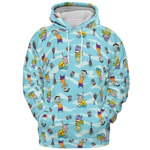 Quick Tips Regarding Ed, Edd, n Eddy Pattern All-over Print Hoodie