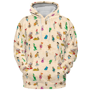 Bedrock The Flintstones All-over Print Hoodie