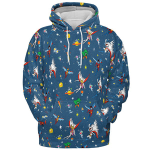 Battle of the Planets All-over Print Hoodie