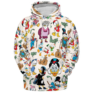 Donald Huey Dewey Ducktales All-over Print Hoodie