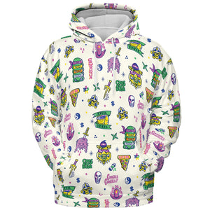 Shell Shock Teenage Mutant Ninja Turtles All-over Print Hoodie