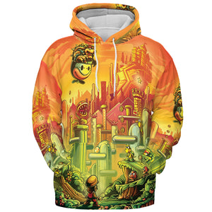 Plumber Kingdom Super Mario All-over Print Hoodie