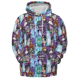 Foolish Mortal Supply Haunted Mansion All-over Print Hoodie