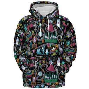 Haunted Mansion Map All-over Print Hoodie