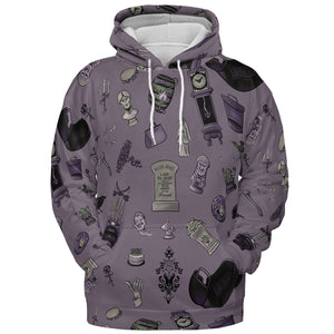 Welcome Foolish Mortals Haunted Mansion All-over Print Hoodie