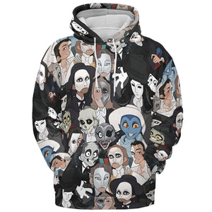 Faces The Phantom of Opera All-over Print Hoodie