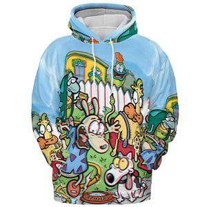 Spunky Style Rocko's Modern Life All-over Print Hoodie