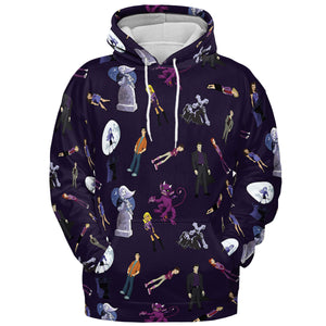 Buffy: The Animated Series Characters All-over Print Hoodie