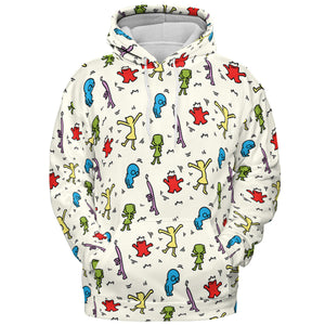 Emotions Pop Inside Out Haring All-over Print Hoodie
