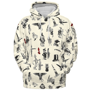 Wizard of Oz Vintage Adapt All-over Print Hoodie
