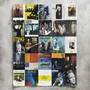Sting Sherpa Blanket Timeless Elegance Wrapped in Iconic Album Art
