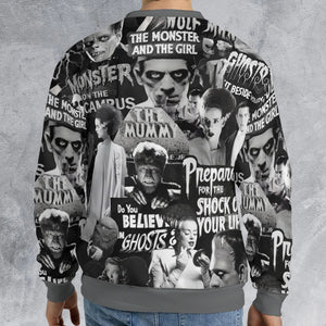 Universal Monsters Pattern All-over Print Sweatshirt