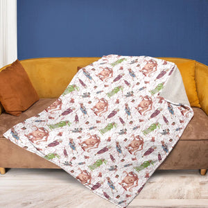 Braindead Dead Alive In North America Fleece Blanket