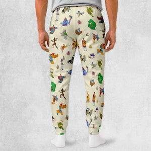 80s Classic Cartoon Characters Sweatpants
