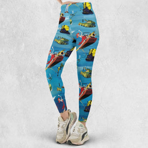 Chasing The Rescuers Characters Legging