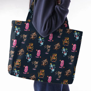 Funny Cereal Monsters Universal Monsters Large Tote Bag