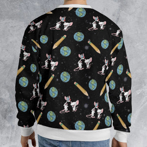 Geek Drip Pinky and The Brain All-over Print Sweatshirt