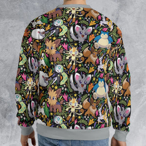 Exotic Tropical Pokemon All-over Print Sweatshirt