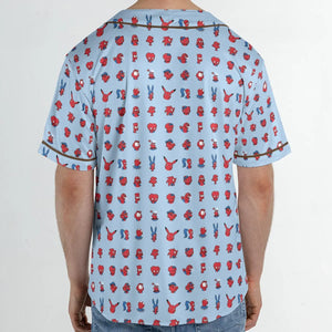 Funny Spider-Man Characters Pattern Unisex Baseball Jersey