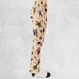 A Christmas Story Characters Flare Leggings
