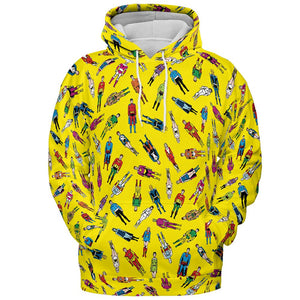 All-over Print Hoodie - X58JJFRN - - 2