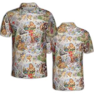 Fraggle Rock Journey Jim Henson AOP Men/Women Polo Shirt