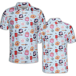 The Gang Adventure Time AOP Men/Women Polo Shirt