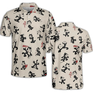 Felix The Cat AOP Men/Women Polo Shirt