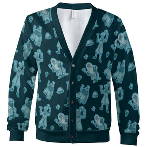 Hitchhiking Ghosts Haunted Mansion Cardigan